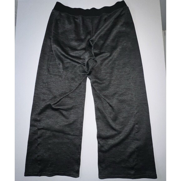 Under Armor Sweatpants Women Medium Gray Wide Leg Athleisure Loungewear Pants - Picture 4 of 11